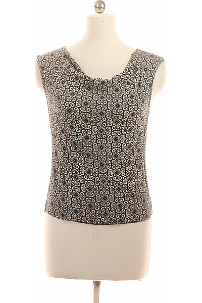 Dámská halenka bez rukávů s potiskem retro Velikost EU 36 | Unimoda | obrázek 2