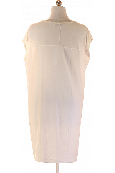 MANGO Dámské bílé tričkové šaty volnočasové letní oversized minimalistické Vel. S | MANGO | obrázek 2