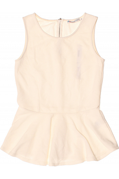 Dámská halenka bez rukávů peplum elegantní letní Vel. M | Unimoda | obrázek 2