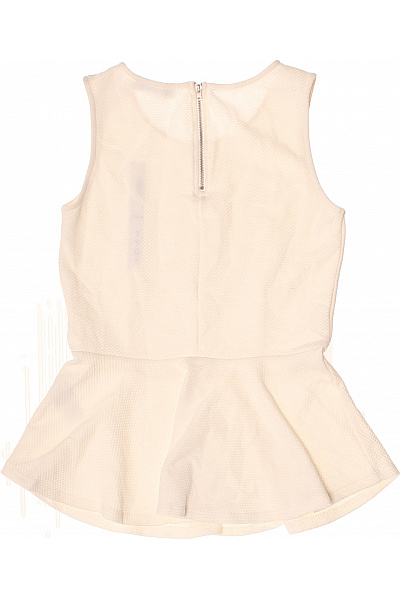 Dámská halenka bez rukávů peplum elegantní letní Vel. M | Unimoda | obrázek 3