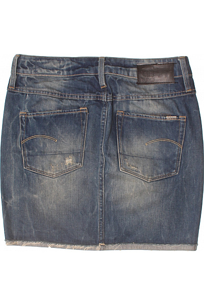 G-Star Dámská džínová sukně krátká s kapsami vintage modrá Vel. 25 | G-Star | obrázek 3