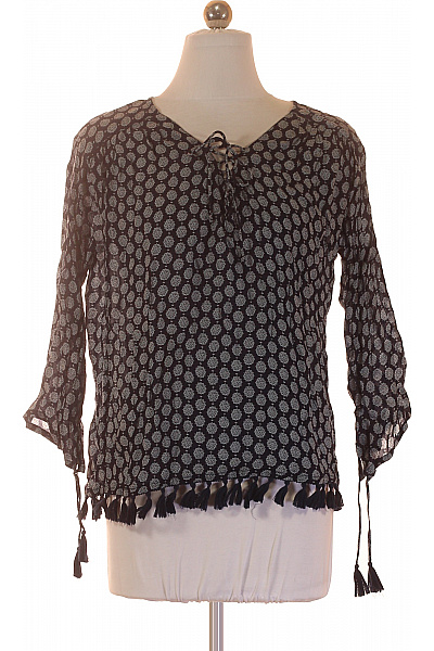 Scotch & Soda Dámská halenka s potiskem a vázačkou boho Vel. L | Scotch & Soda | obrázek 2