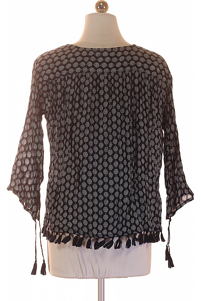 Scotch & Soda Dámská halenka s potiskem a vázačkou boho Vel. L | Scotch & Soda | obrázek 3