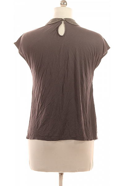 PROMOD Dámská halenka s krátkým rukávem a kamínkovým límečkem Velikost S | PROMOD | obrázek 3