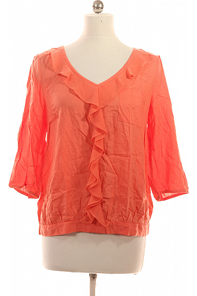 Next Oranžová halenka s volánky a krátkým rukávem Vel. 42 | Next | obrázek 2