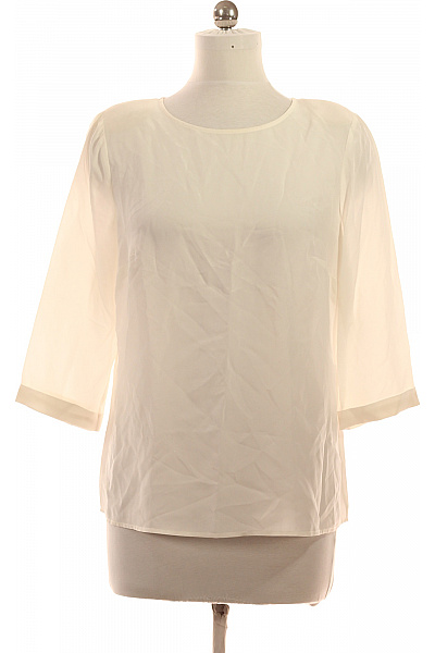 MADELEINE Dámská halenka s krátkým rukávem elegantní bílá průsvitná Velikost XL | MADELEINE | obrázek 2