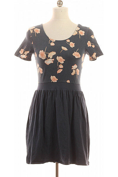 ONLY šaty krátký rukáv květované volnočasové šedé Velikost M | ONLY | obrázek 2