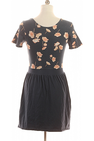 ONLY šaty krátký rukáv květované volnočasové šedé Velikost M | ONLY | obrázek 3