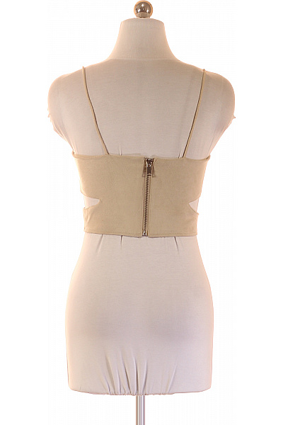 gina benotti béžový crop top bez rukávů s průstřihy Vel. xs | gina benotti | obrázek 2