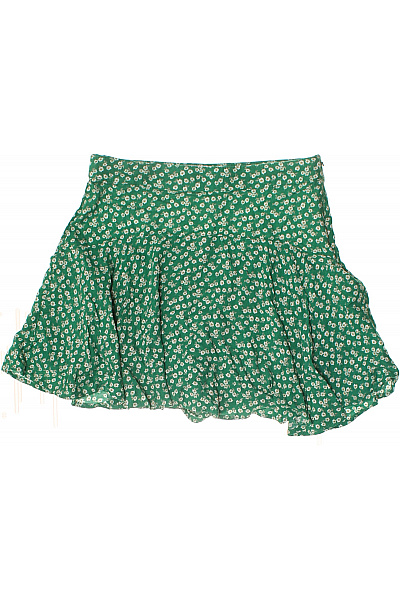 Hollister Zelené Květinové Mini šaty Volnočasové Velikost S