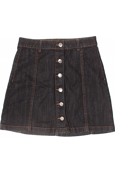 gina tricot Dámská džínová mini sukně s knoflíky Vel. 36 | gina tricot | obrázek 2