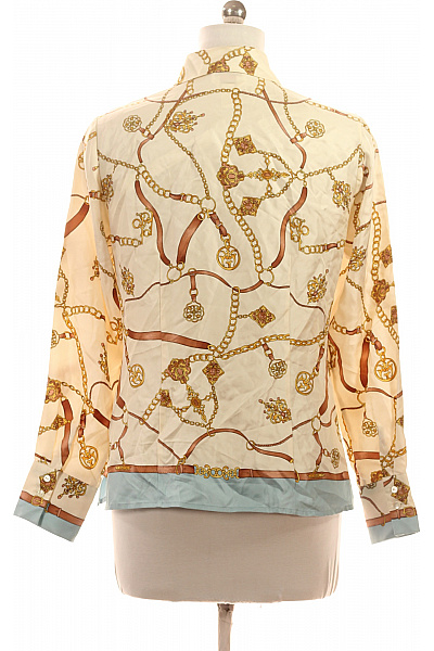 Talbots Hedvábné dámské košile s dlouhým rukávem vzorovaná elegantní Vel. 10 | Talbots | obrázek 2