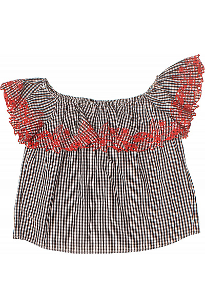 New look Dámská halenka s krátkým rukávem a volánky kostkovaná Vel. EU 36 | New look | obrázek 2