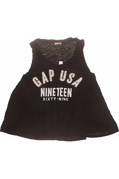 Gap černé tílko s potiskem GAP USA nineteen sixty-nine Velikost S | Gap | obrázek 2