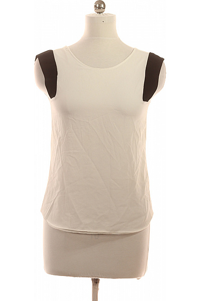 ZARA Dámská halenka bez rukávů bílá polyesterová Velikost M | ZARA | obrázek 2