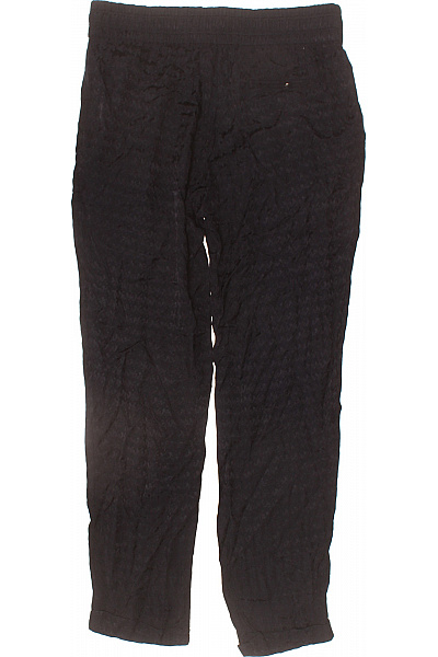 massimo dutti Dámské černé volnočasové kalhoty s gumou v pase Vel. 38 | massimo dutti | obrázek 3