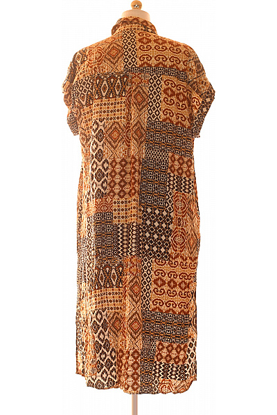 APRICOT Dámské šaty košilové krátký rukáv boho vzorované letní Vel. EU XL | APRICOT | obrázek 3