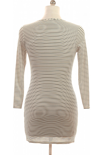 Missguided Dámské šaty s dlouhým rukávem pruhované úpletové volnočasové Velikost EU 40 | Missguided | obrázek 3