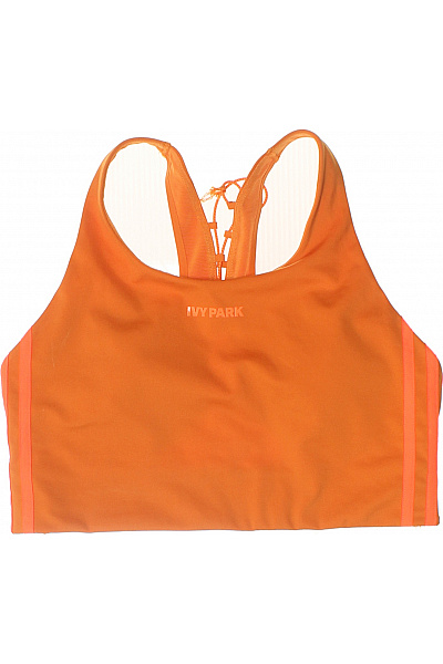 ADIDAS Dámské Oranžové Sportovní Plavky Crop Top Velikost DE L