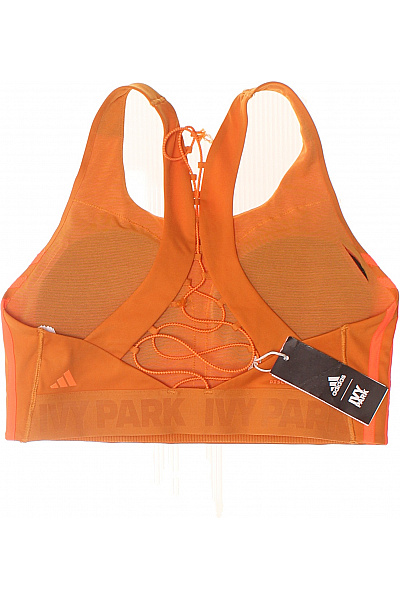 ADIDAS dámské oranžové sportovní plavky crop top Velikost DE L | ADIDAS | obrázek 2