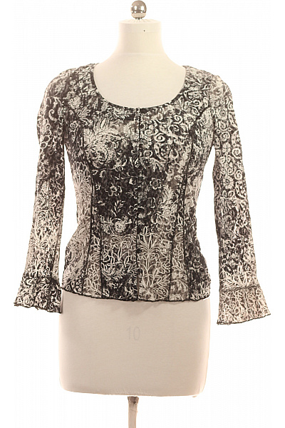 Marks & Spencer Dámská košile s dlouhým rukávem vzorovaná elegantní průhledná Velikost 10 | Marks & Spencer | obrázek 2