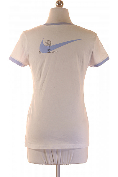Nike Dámské tričko s krátkým rukávem a potiskem bílé Velikost xs | Nike | obrázek 3