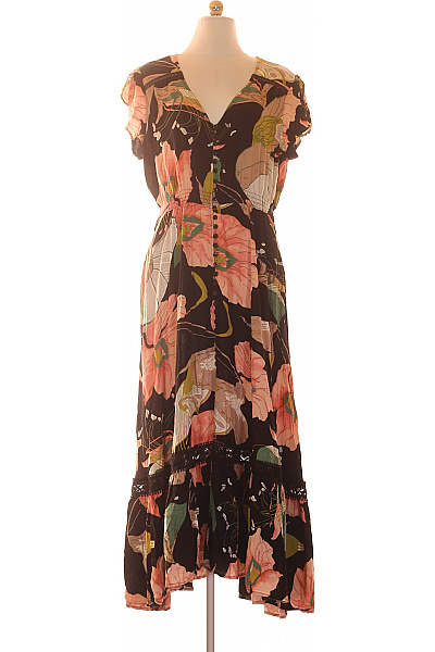 APRICOT Dámské květované šaty midi boho volné letní Velikost EU XL | APRICOT | obrázek 2
