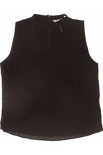 ONLY Dámská černá halenka bez rukávů elegantní na zip Vel. 38 | ONLY | obrázek 2