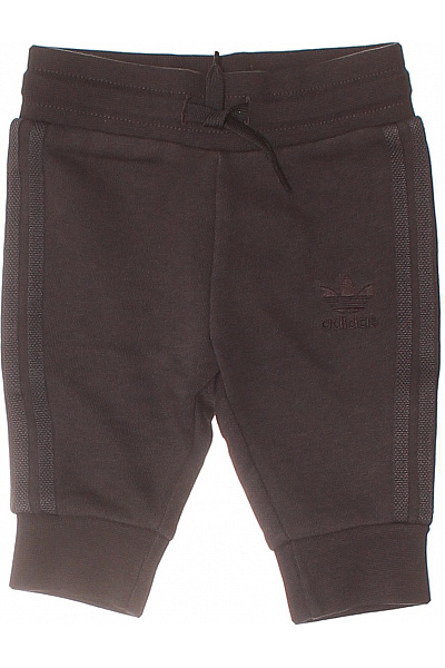 ADIDAS Dětské Bavlněné Tepláky S Pruhy Velikost 3M