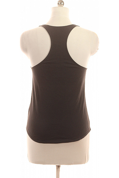 ADIDAS dámské tričko bez rukávů s nápisem basic bavlněné černé Vel. EU S | ADIDAS | obrázek 3