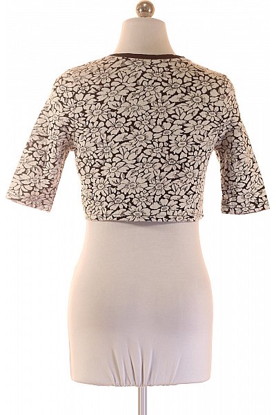 Topshop dámské tričko krátký rukáv květinový vzor crop top Vel. 40 | Topshop | obrázek 3