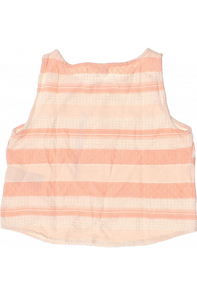 VILA Dámské pruhované tílko bez rukávů crop top bavlněné Vel. XS | VILA | obrázek 3
