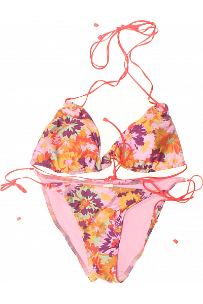 Bikiny Květinové Na Zavazování Dvoudílné Velikost 42