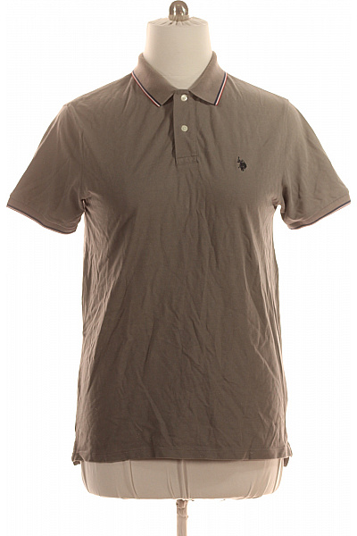 U.S.POLO ASSN. Pánské Polo Tričko S Krátkým Rukávem A Límečkem Vel. XL