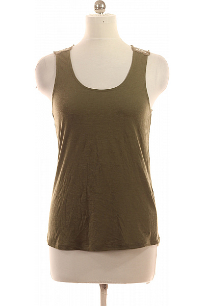 ONLY Dámské khaki tílko bez rukávů basic Vel. M | ONLY | obrázek 2