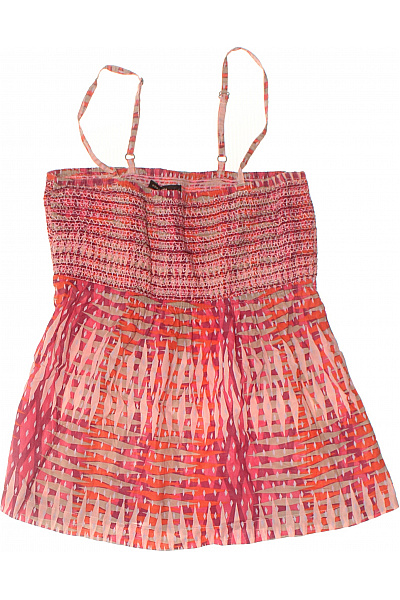 VERO MODA Dámská halenka bez rukávů s potiskem růžová Vel. M | VERO MODA | obrázek 2