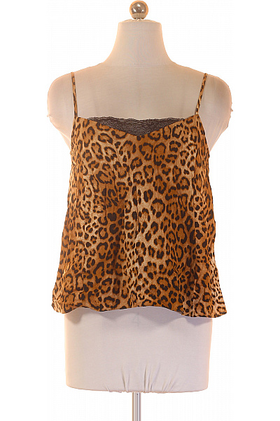 ZARA Dámská halenka bez rukávů leopardí vzor krajka Vel. EU S | ZARA | obrázek 2