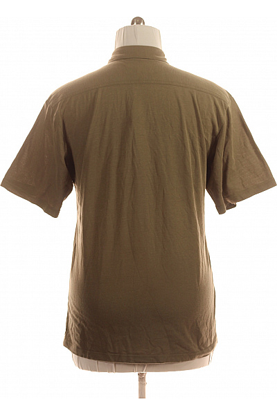 Pánská košile krátký rukáv khaki ležérní Vel. m | Unimoda | obrázek 3