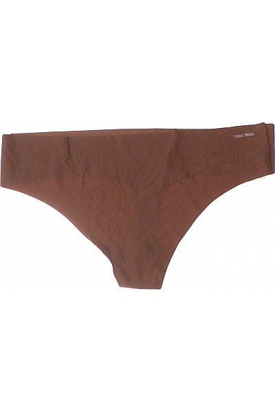 organic basics dámské kalhotky hnědé žebrované Velikost XXL | organic basics | obrázek 2