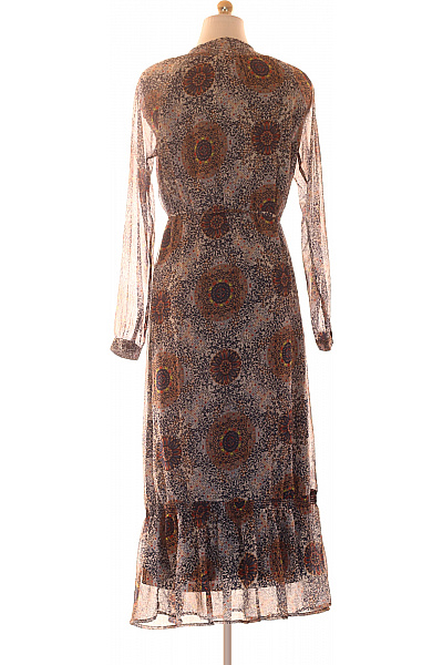 ONLY Dlouhé šaty s dlouhým rukávem a páskem boho Velikost 36 | ONLY | obrázek 3