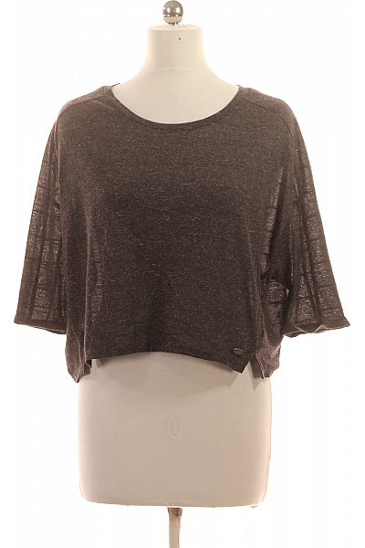 Esprit Dámské tričko s krátkým rukávem šedé crop top Vel. m | Esprit | obrázek 2