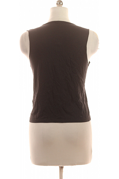 gina tricot Černé tričko bez rukávů s kamínky Vel. EU XS | gina tricot | obrázek 3