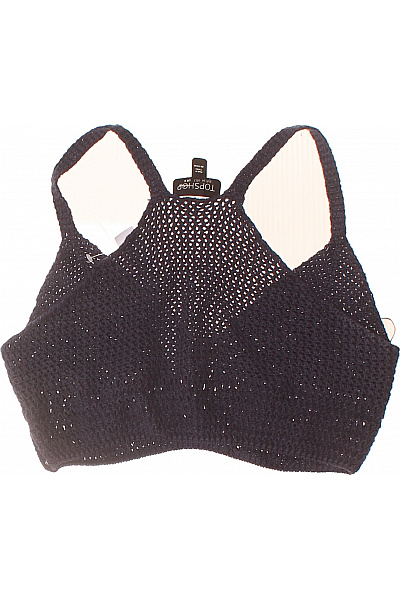 Topshop dámské tričko bez rukávů síťované crop top Velikost 34 | Topshop | obrázek 3