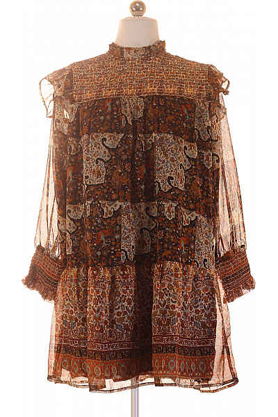 OBJECT Dámské šaty s dlouhým rukávem boho květované Vel. 36 | OBJECT | obrázek 2