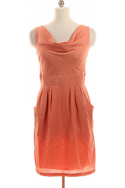 InWear Oranžové šaty bez rukávů letní koktejlové s kapsami Velikost 42 | InWear | obrázek 2