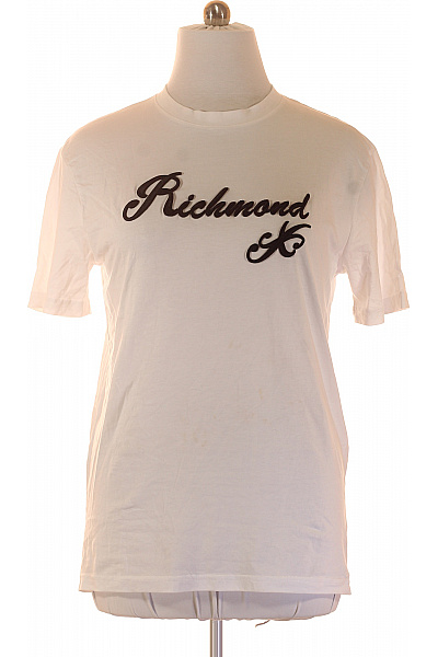 Richmond Pánské Tričko S Krátkým Rukávem A Nápisem Vel. XL