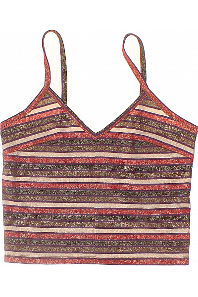 Topshop dámské pruhované tílko crop top Vel. 38 | Topshop | obrázek 2