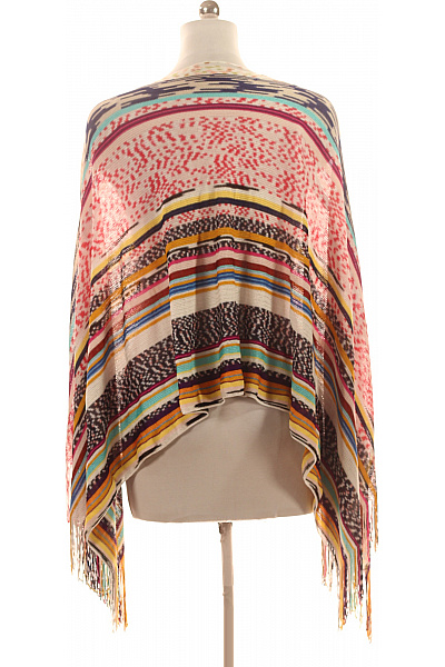 MISSONI Dámské pončo pruhované barevné s třásněmi | MISSONI | obrázek 2