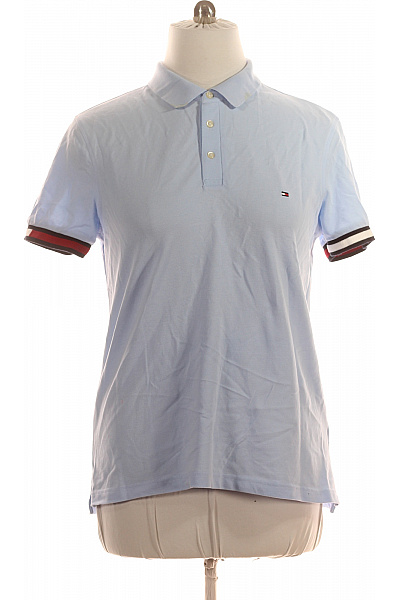 TOMMY HILFIGER Pánské Polo Tričko S Krátkým Rukávem A Límečkem Velikost XXL