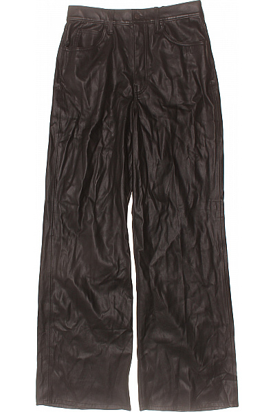 LEVIS Dámské Koženkové Kalhoty široké Volnočasové černé Vel. 30/34